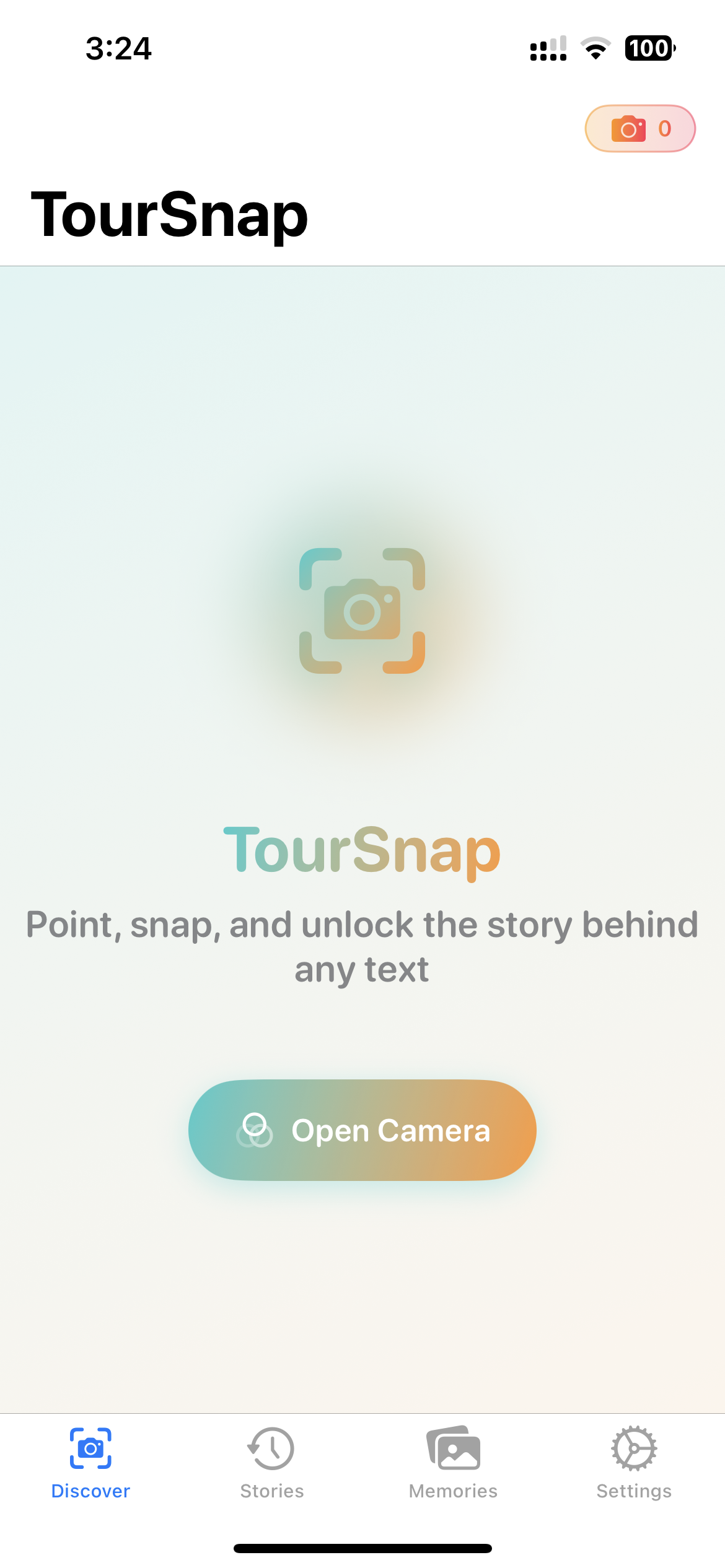 Camera View Screenshot