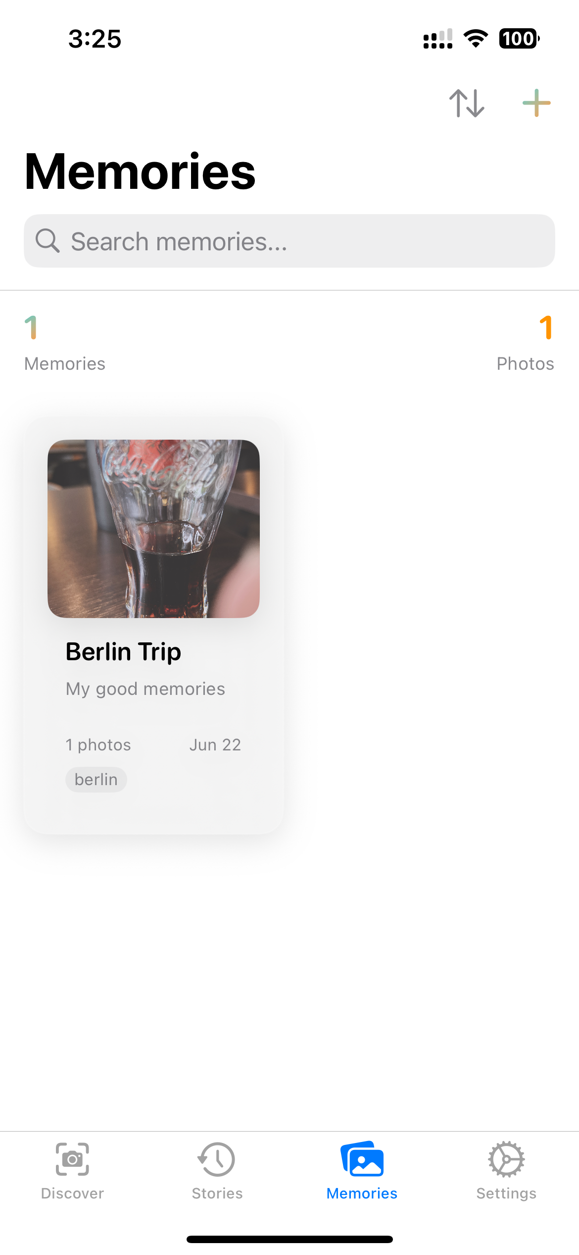 Memories Screenshot
